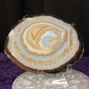Agate Slice 🟤⚪️🟤